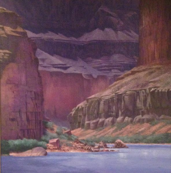 Deep in the Grand Canyon 48" x 48"