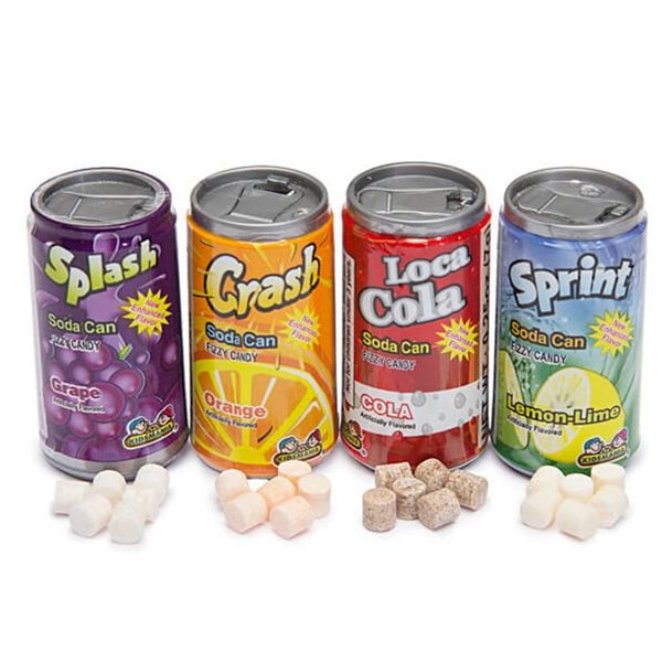 SODA CAN FIZZY CANDY (6pk)