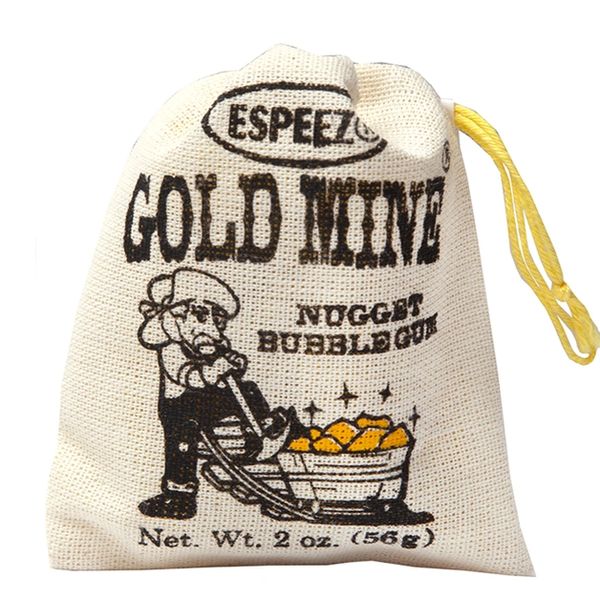 Espeez Gold Mine Nugget Bubble Gum