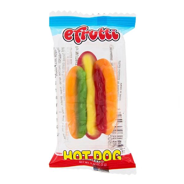 Efrutti Gummy Hot Dogs 4ct