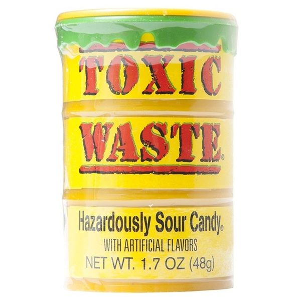 Toxic Waste Sour Candy Drums