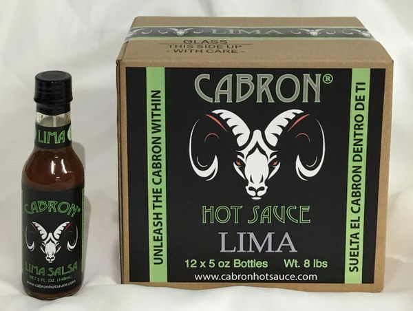 LIMA HOT SAUCE - Case of 12 Bottles (5 oz Bottles)