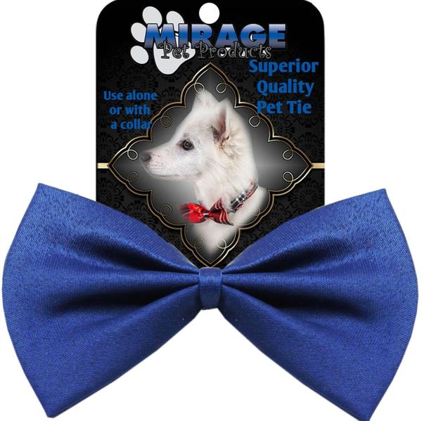 DOG BOW TIE: Decorative & Classy Silky Polyester Bow Tie for Dogs in 11 Different PLAIN Colors