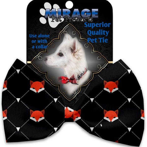 DOG BOW TIE: Decorative & Classy Silky Polyester Bow Tie for Dogs - FOX PLAID
