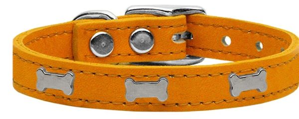 Leather Dog Collars: Dog Collar Various Sizes & Colors USA - SILVER BONE WIDGETS