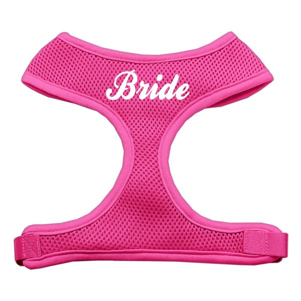 Dog Harnesses: Screen Print - "BRIDE" Soft Mesh Dog Harness in Several Sizes & Colors USA