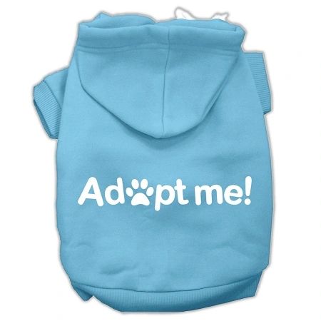 Dog Hoodies: ADOPT ME Screen Print Dog Hoodie by Mirage Pet Products USA