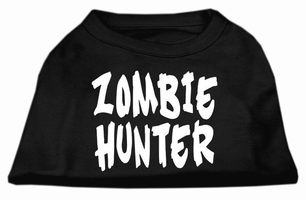 Dog Shirts: ZOMBIE HUNTER Cute Dog Gift for your Dog Screen Print Dog Shirt in Various Colors/Sizes