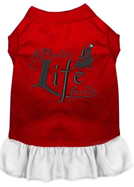 DOG DRESSES: Embroidered A PIRATE'S LIFE FOR ME Dog Dress by MiragePetProducts Sizes Sm - 3X