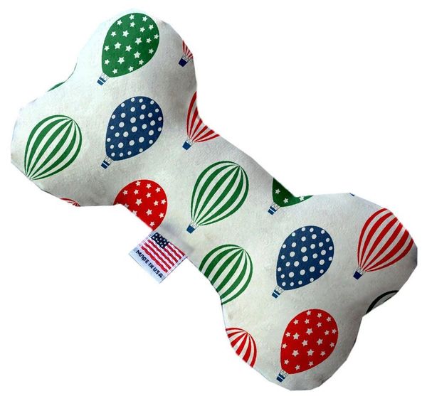PET TOYS: Soft Durable Fabric or Canvas Bone Shape Pet Toy in 3 Sizes Made in USA by MiragePetProducts - HOT AIR BALLOONS