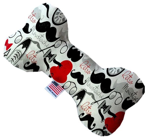 PET TOYS: Soft Durable Fabric or Canvas Bone Shape Pet Toy in 3 Sizes Made in USA by MiragePetProducts - DAPPER DUDE