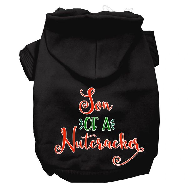 Dog Hoodies: SON OF A NUTCRACKER Screen Print Dog Hoodie in Various Colors & Sizes by Mirage