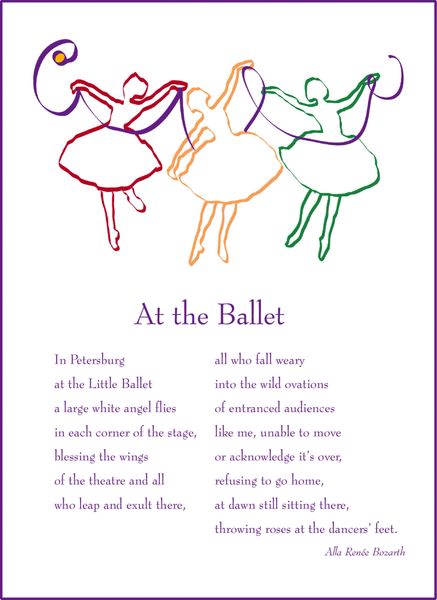At the Ballet - Full-page Art Piece