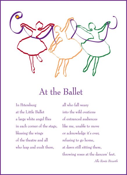 Ulv i fåretøj lag Start At the Ballet Poem Full Page | Bear Blessings Soul Cards