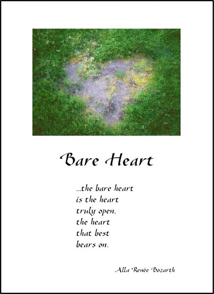 Bare Heart - Full-page Art Piece