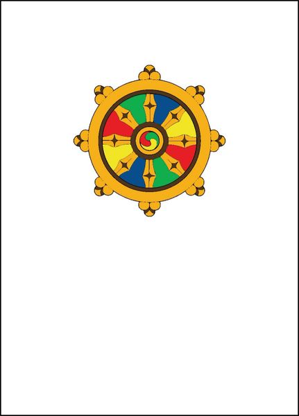 Buddhist Wheel — Note Cards