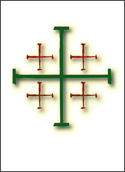 Jerusalem Cross Christmas Card — Soul Card