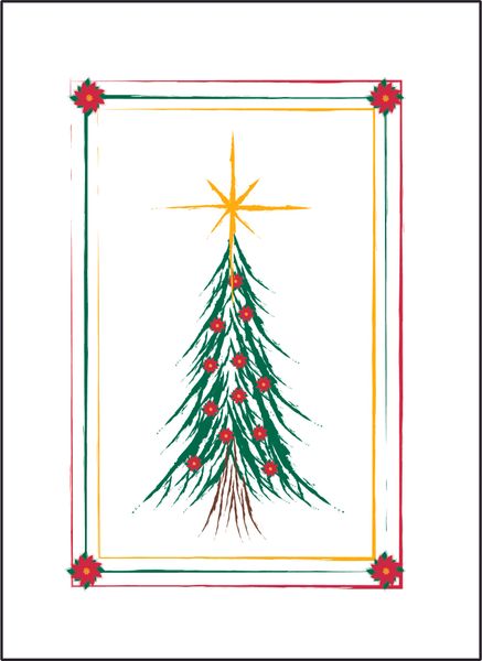 Christmas Tree Card — Soul Card