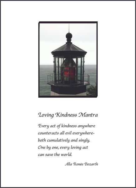 Loving Kindness Mantra Soul Card