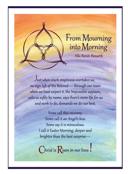 From Mourning into Morning - Full-page Artwork