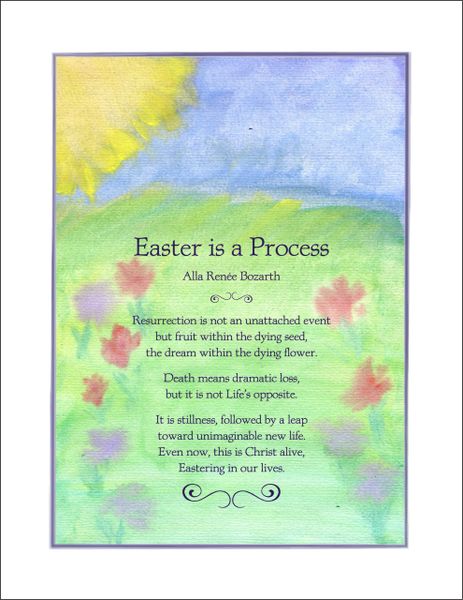 Easter is a Process - Full-page Artwork