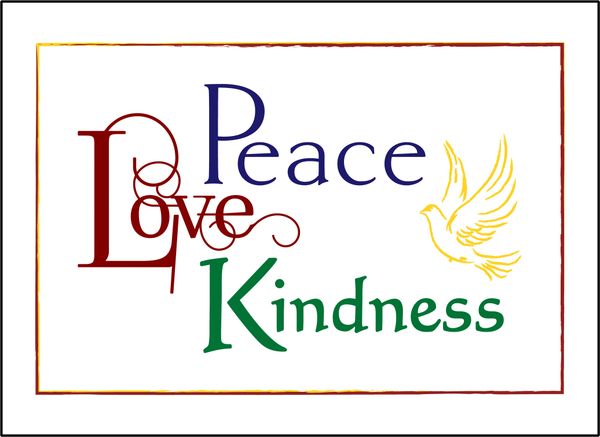 Peace Love Kindness Soul Card