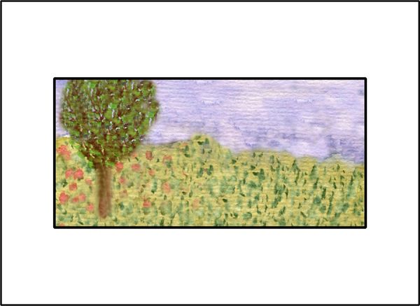 Little Landscape - Watercolor