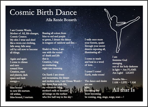 Cosmic Birth Dance Soul Card