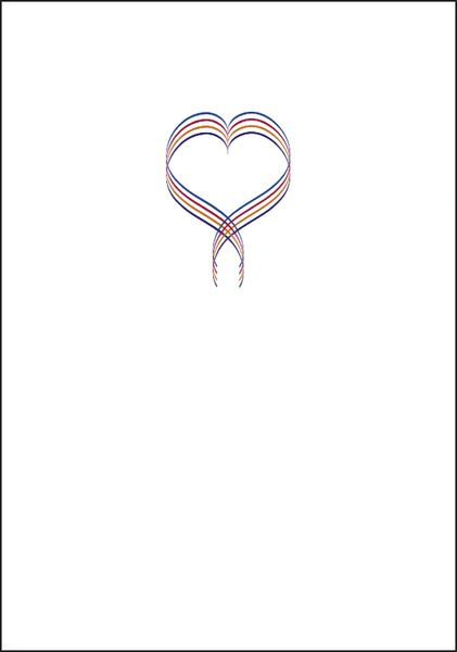 Ribbon Heart Note Cards