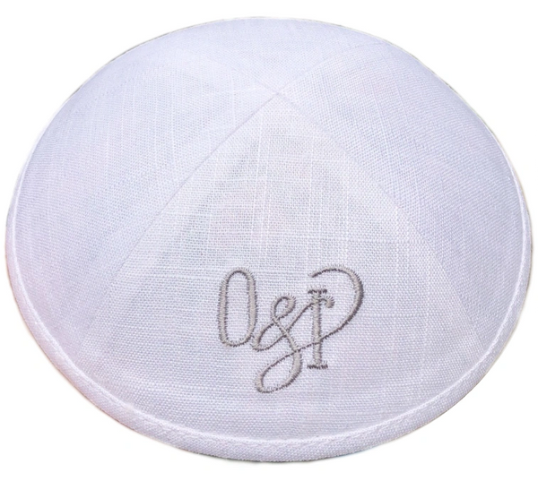 Kippahs, kippot, wedding kippot, linen kippah,Kippahs, kippot, we