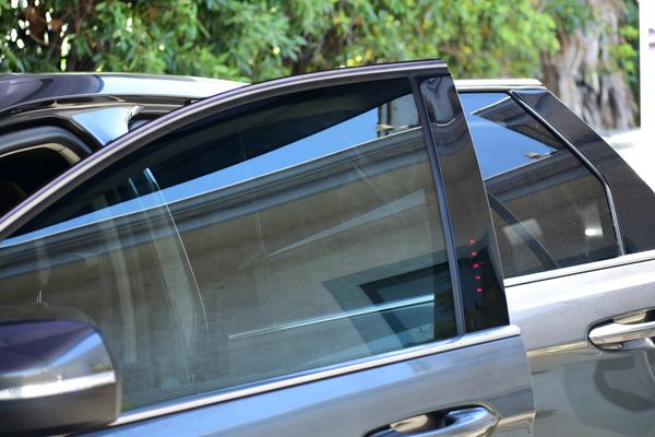 Window tinting results.