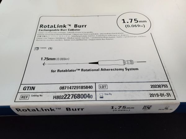 BOSTON SCIENTIFIC 22768-004 ROTALINK BURR EXCHANGEABLE BURR CATHETER