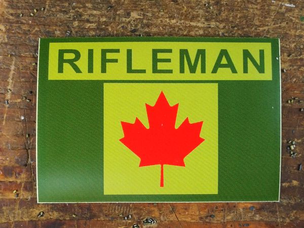 Project Mapleseed Rifleman Sticker (Must be qualified Rifleman to Purchase)