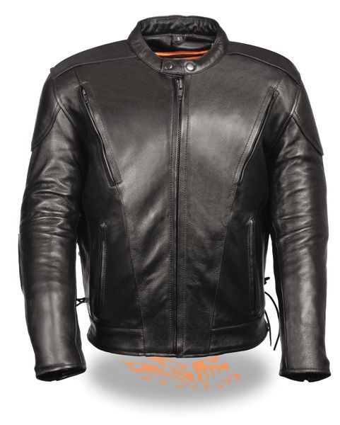 Men's Side Lace Vented Scooter Jacket SH1010