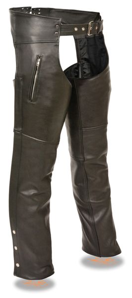 Men's Milwaukee Leather Classic Chap w/Zipper Thigh Pocket ML1190