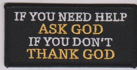 Ask and thank God