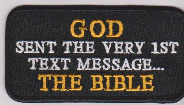 God sent the first text message