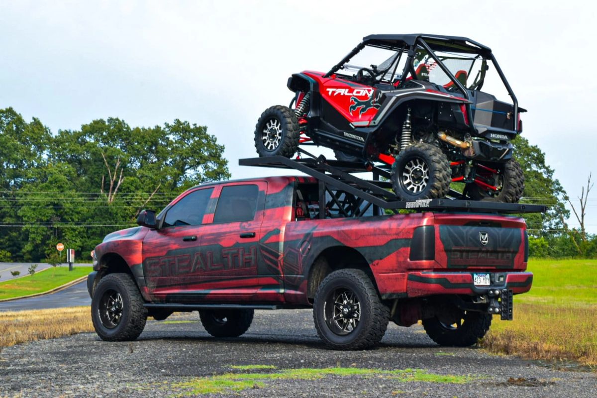 Ramptek 2 seat standard bed UTV deck