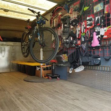 Mobile mountain bike online repair