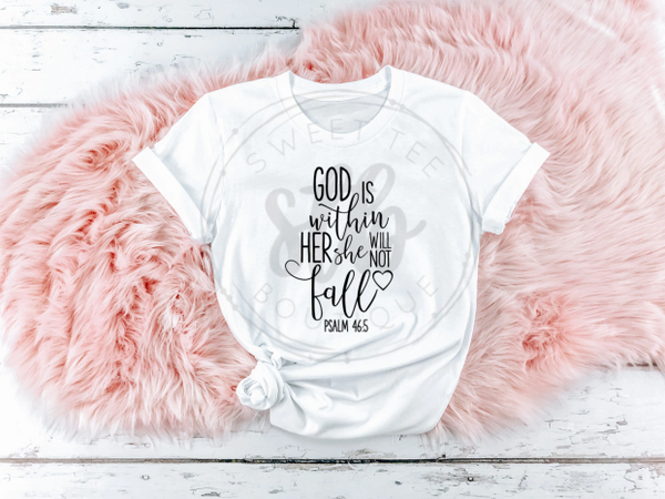God is Within Her She Will Not Fall [Psalm 46:5]