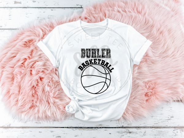 Choose Your Team Basketball with Paisley Letters