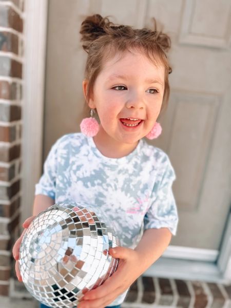 Bubble Gum Pom Earrings