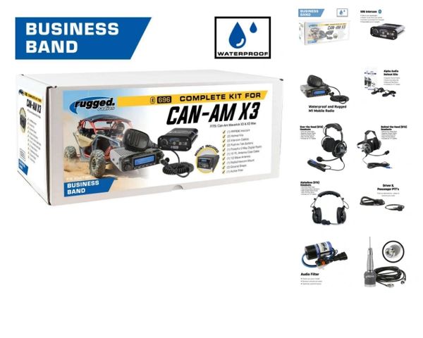 Can-Am X3 Complete UTV Communication Kit with Top Mount
