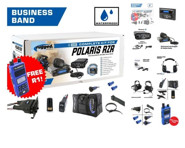 *Alpha Bundle* Polaris RZR Complete UTV Communication Kit Plus Extras