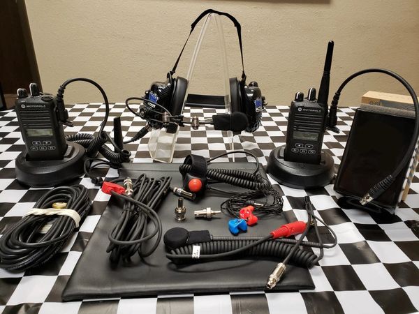 CP185 RACE KIT - Crew and Driver Set Up W/Rail Mic Headset