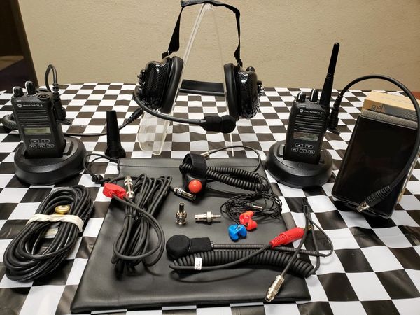 CP185 RACE KIT - Crew and Driver Set Up W/FLEX Mic Headset