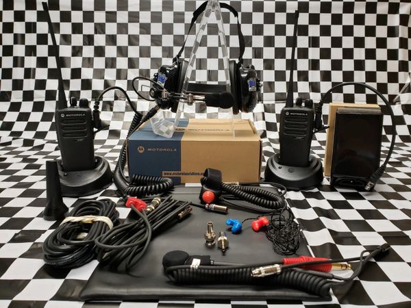 CP200 RACE KIT - Crew and Driver Set Up W/RAIL Mic Headset