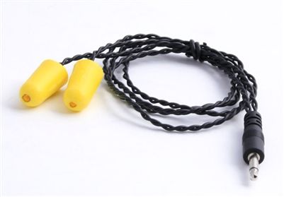 Foam ear buds with mono jack and XL cord