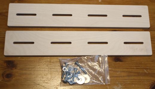 Model Railway Baseboard Leg extenders