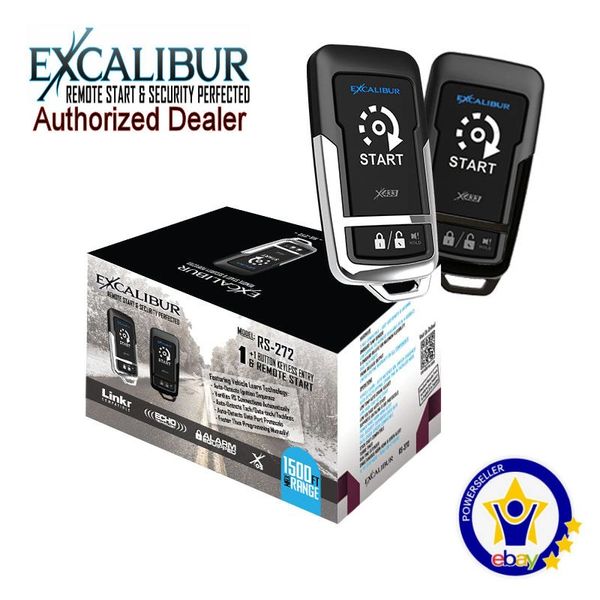Excalibur RS-272 2-Button 1-Way Start Keyless Entry System - 1500 ft